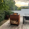 Tommre Block Grill Corten hög tumnagelbild
